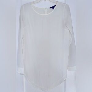 Forever 21 Long White Blouse